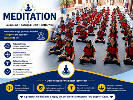 Meditation & Wellbeing at Ganga Happy Secondary School