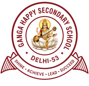 Ganga Happy Secondary School logo